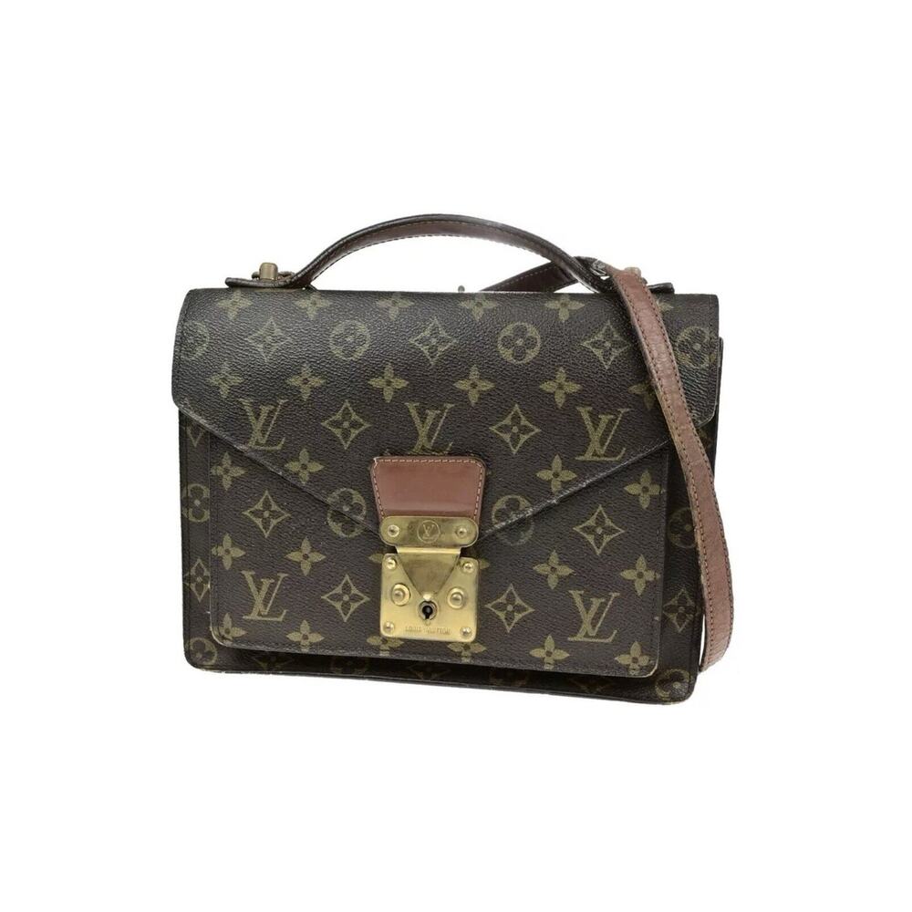 LOUIS VUITTON LV Monceau 26 Hand Bag Monogram Leather BN France